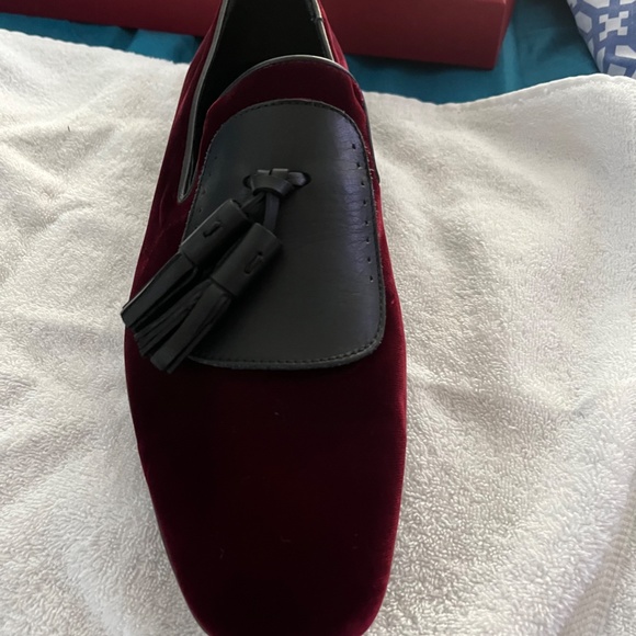 Salvatore Ferragamo _ New in box. Never worn. Nice maroon color. Velvet main image 4